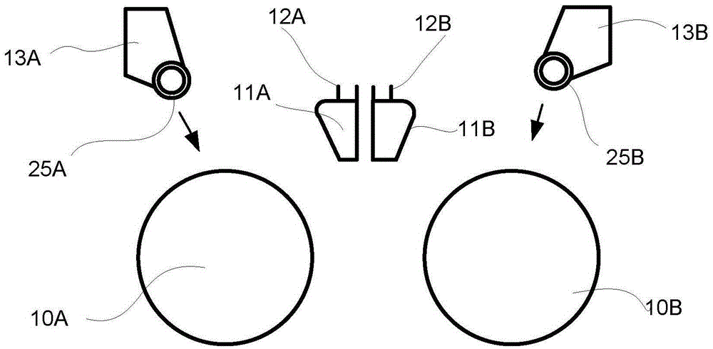 Method and device for winding a fibrous web in a winder