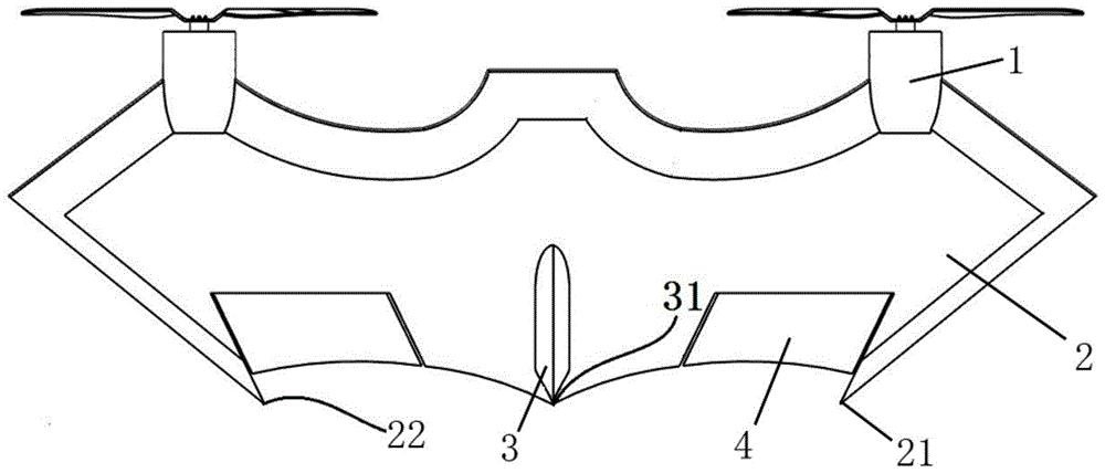 Vertical take-off and landing unmanned aerial vehicle increase lift control device and control method thereof