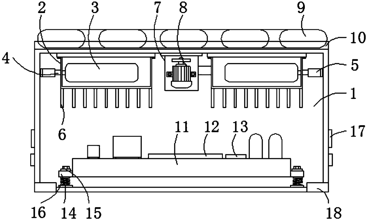 LED drive power supply with overheating protective function