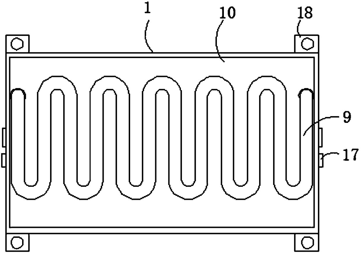 LED drive power supply with overheating protective function