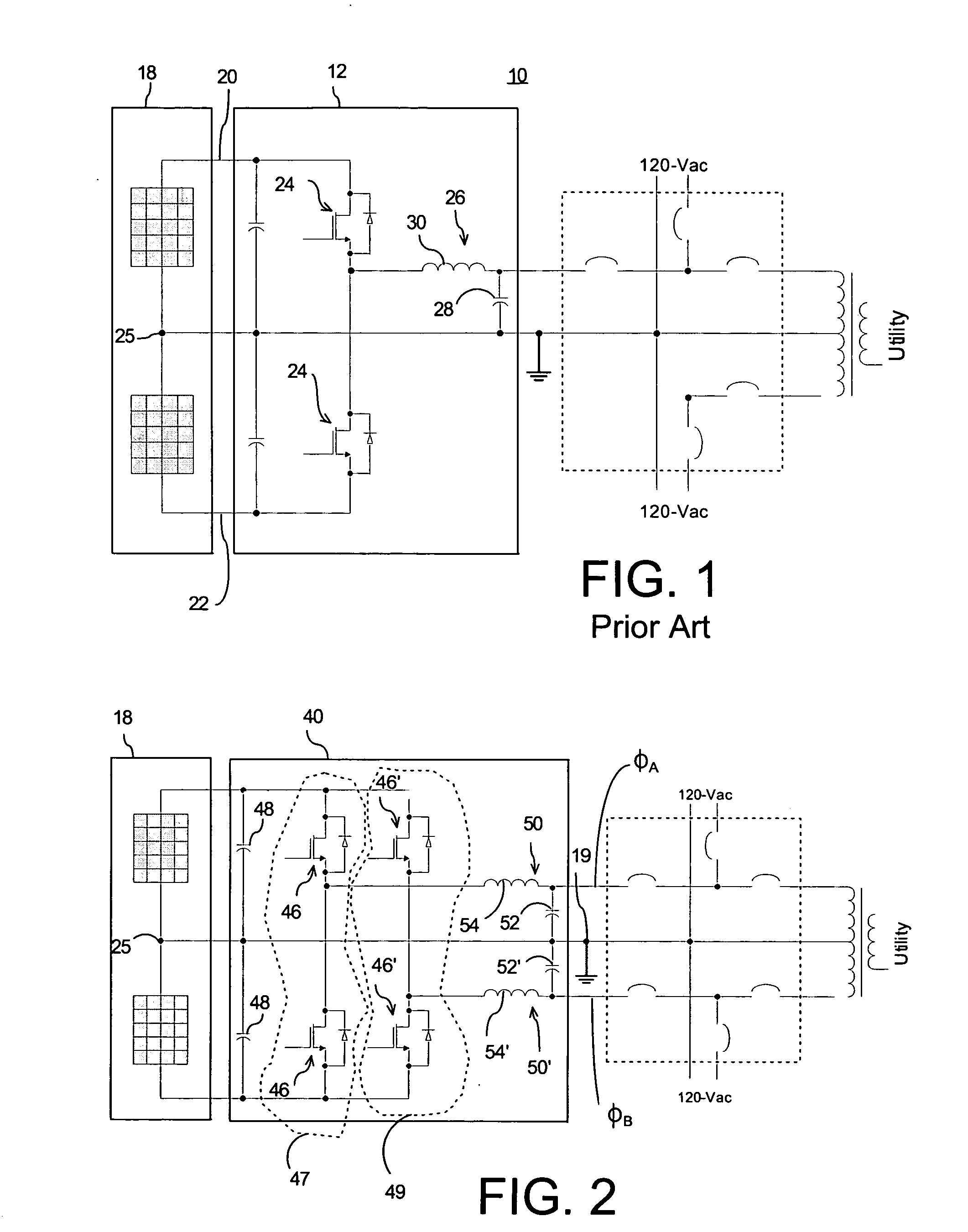 Transformerless power conversion in an inverter for a photovoltaic system