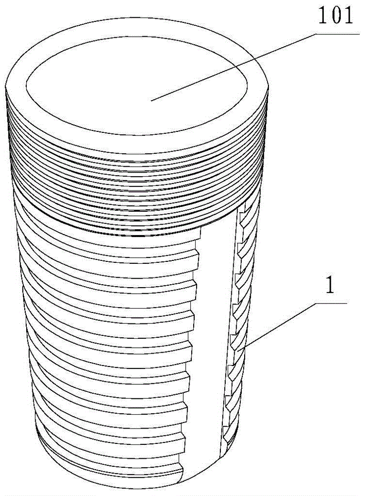 Oral implantation digital pontic restoration abutment and plantation method thereof