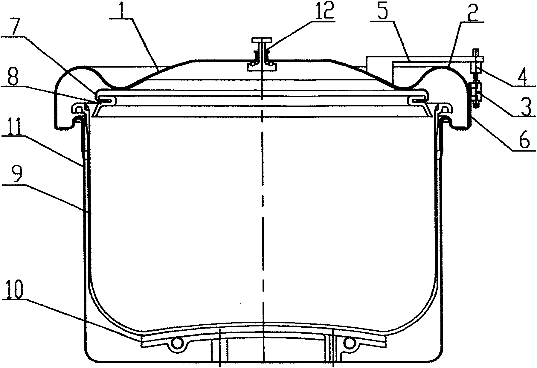 Moving-cover type electric pressure cooker