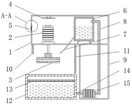 Environment-friendly cooling equipment for ceramic machining machine