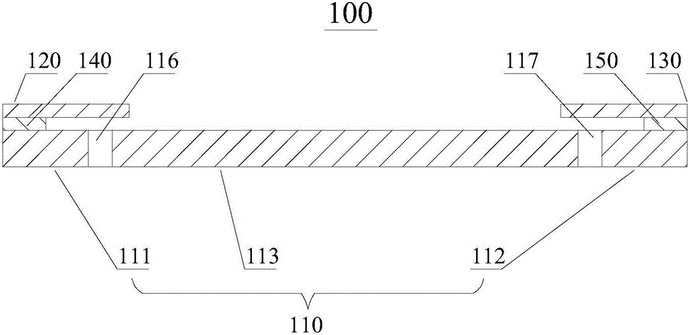 Breathable assembly of nursing part and nursing part