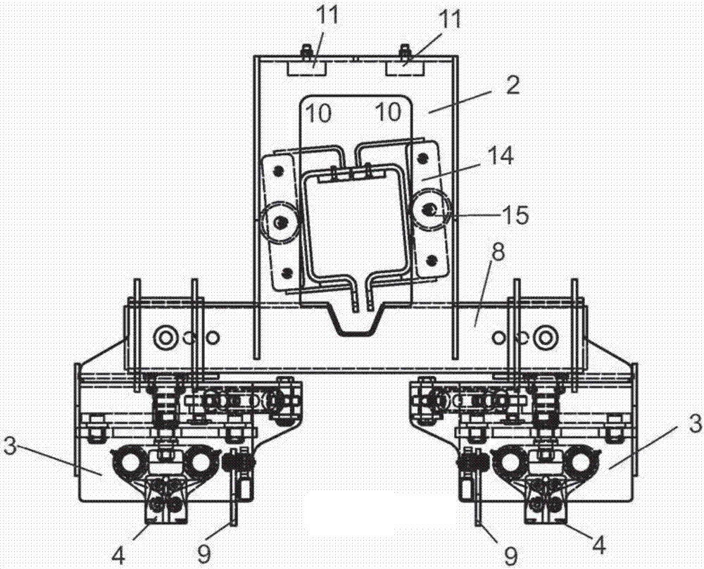 Apparatus for lifting items bound together by strapping means