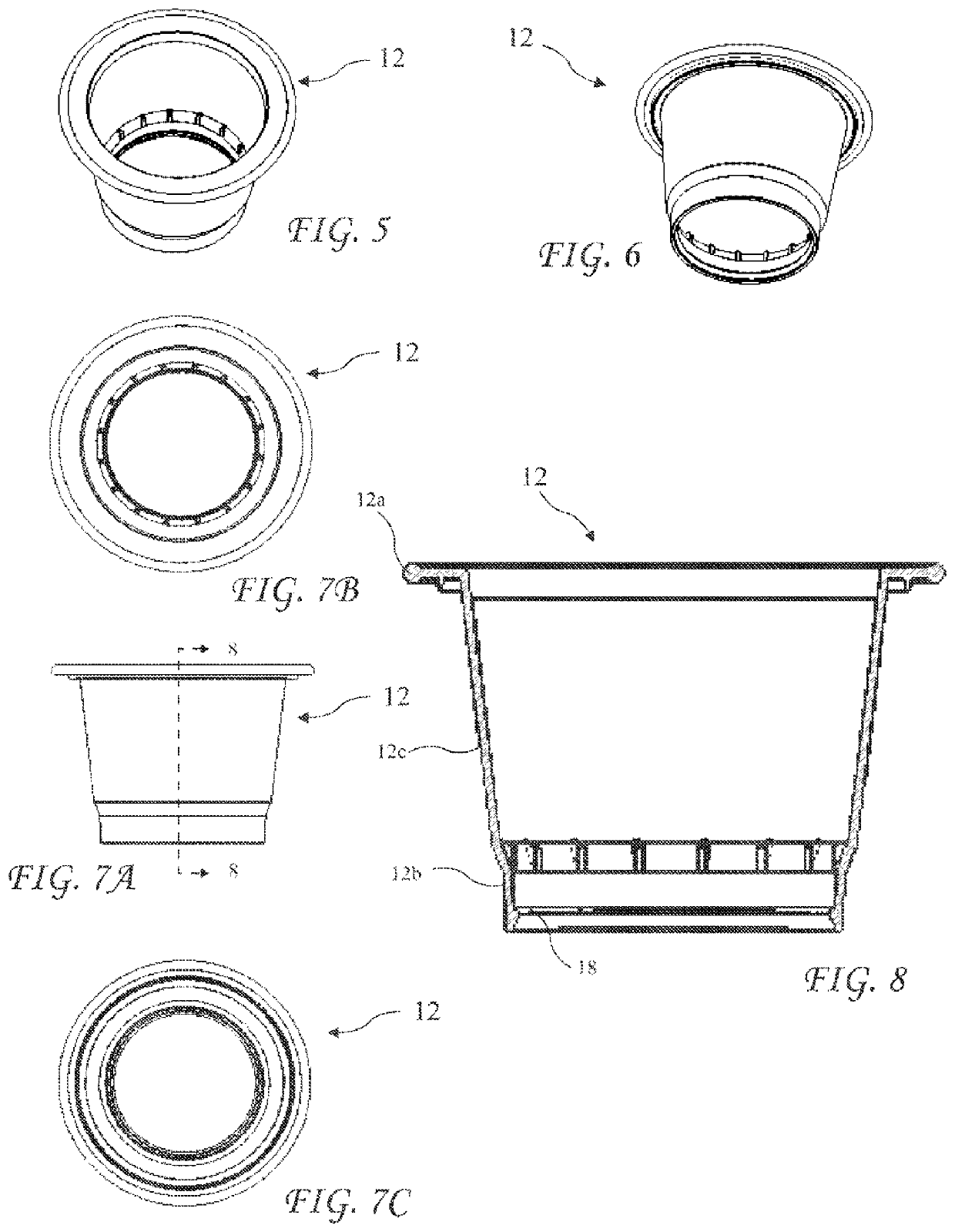 Method of constructing an espresso cartridge