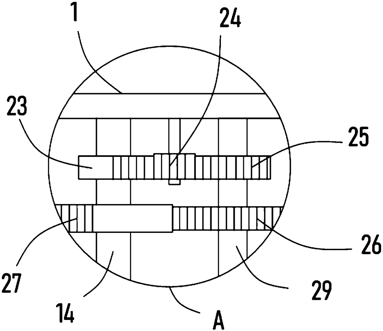 Disinfectant spraying device for municipal engineering