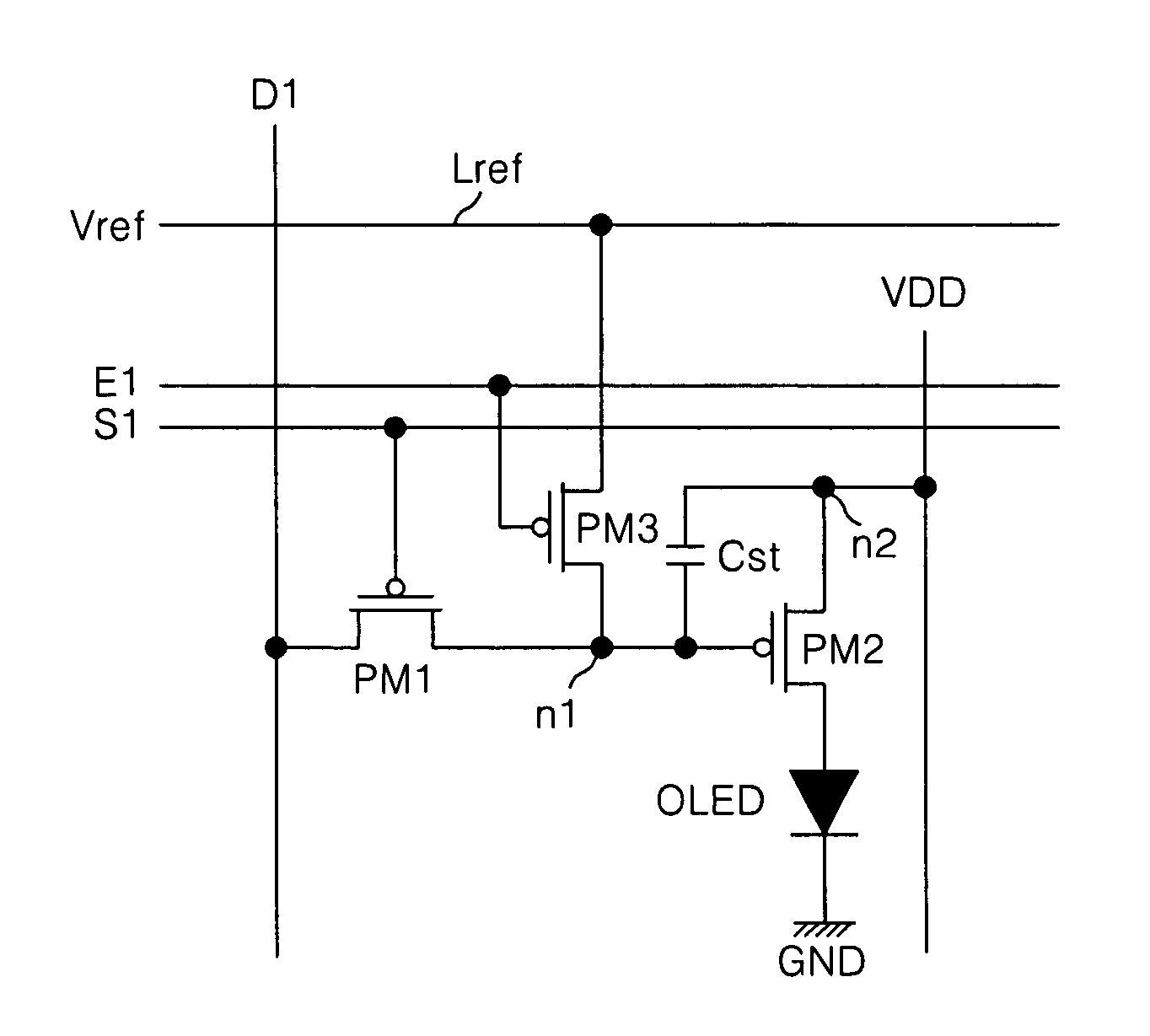 Organic light-emitting diode display device and driving method thereof