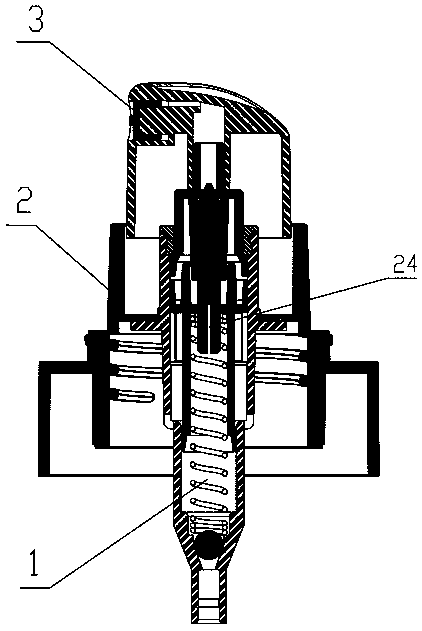 Atomizing pump head