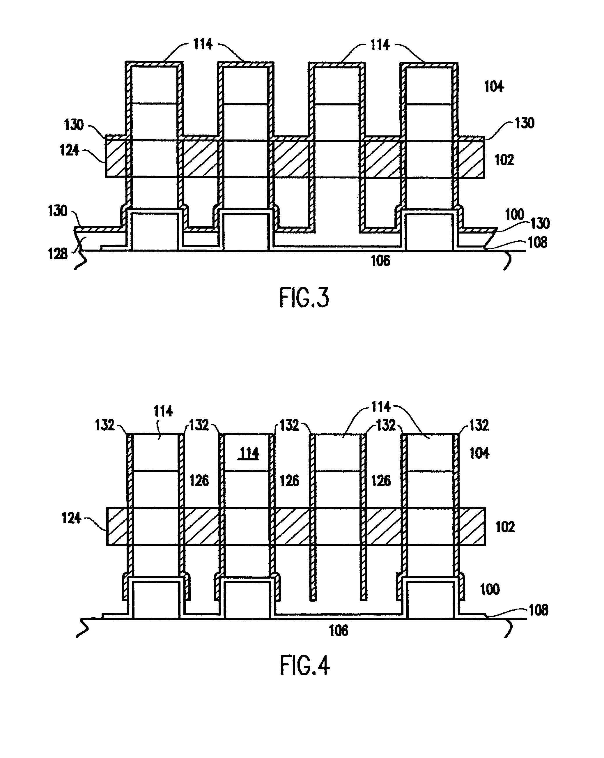 Freestanding multiplayer IC wiring structure