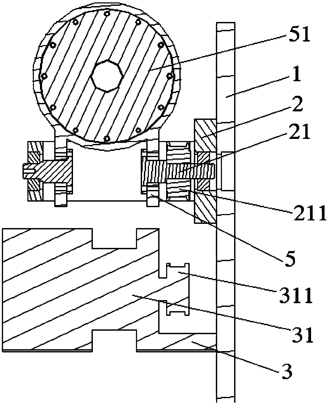 Robot shoulder device