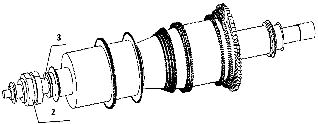 Turbine rotor online dynamic balance disc active adjustment system