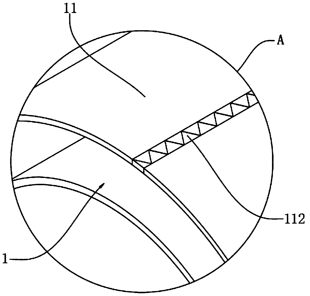 Use method of vascular fistulation improved stent used for hemodialysis