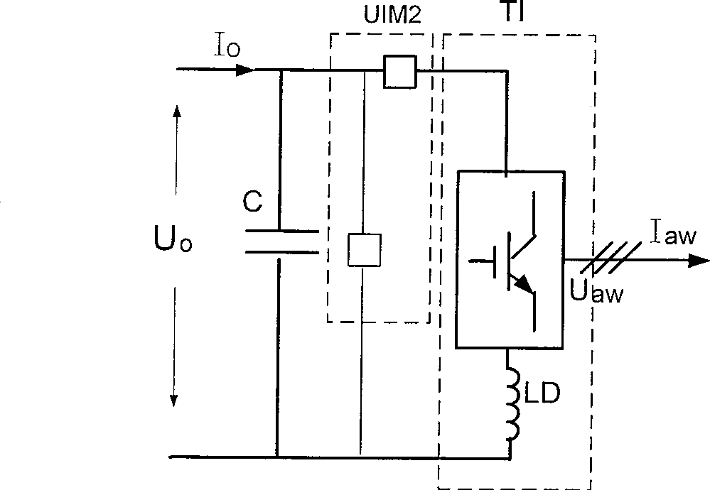 Middle voltage electromotor cutting wave dual DSP digital speed adjusting system for IGBT reverser