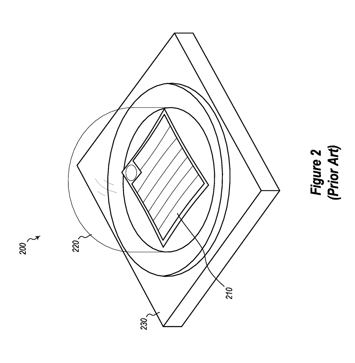 Active illumination source and PCB components having mountings for reduced z-height and improved thermal conductivity