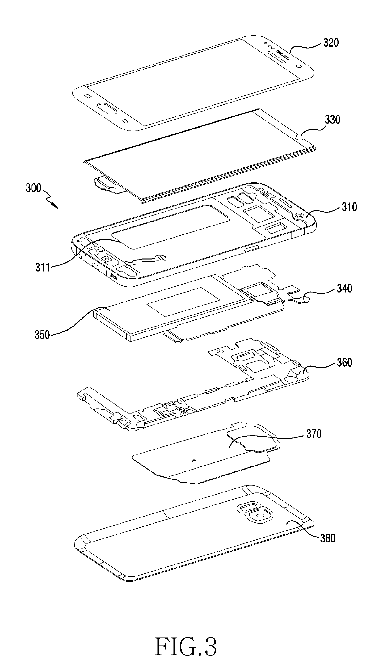 Electronic device including conductive member electrically coupled to opening of bracket for adjusting resonance generated from the opening