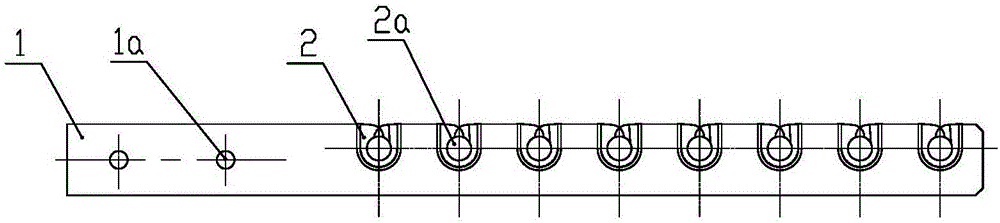 Yarn guide rod assembly of single-tube yarn feeder