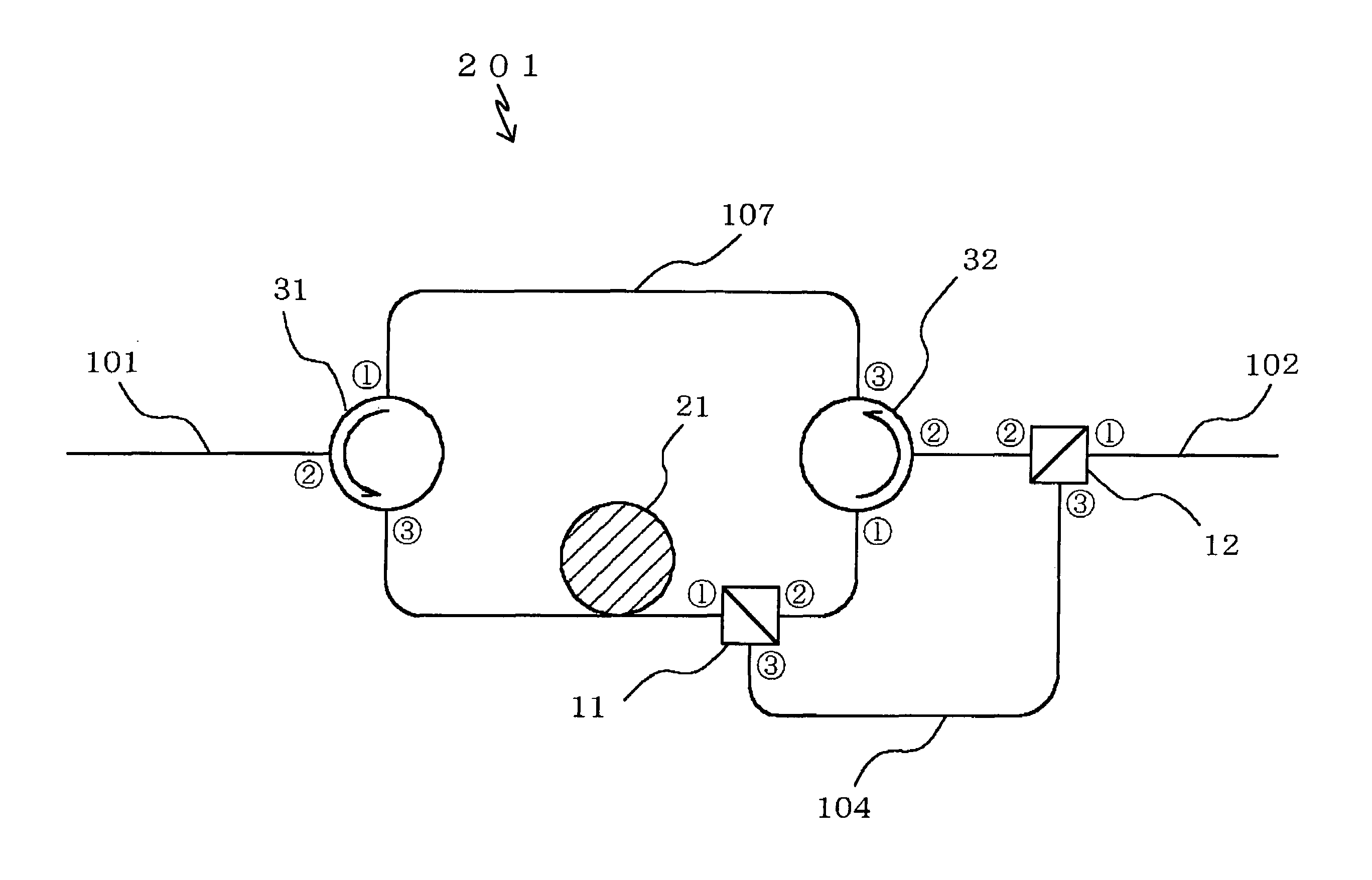 Module for amplifying signal light with remote excitation-light and optical-fiber communication system including the same