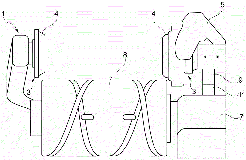 Winding device with locking mechanism for creels