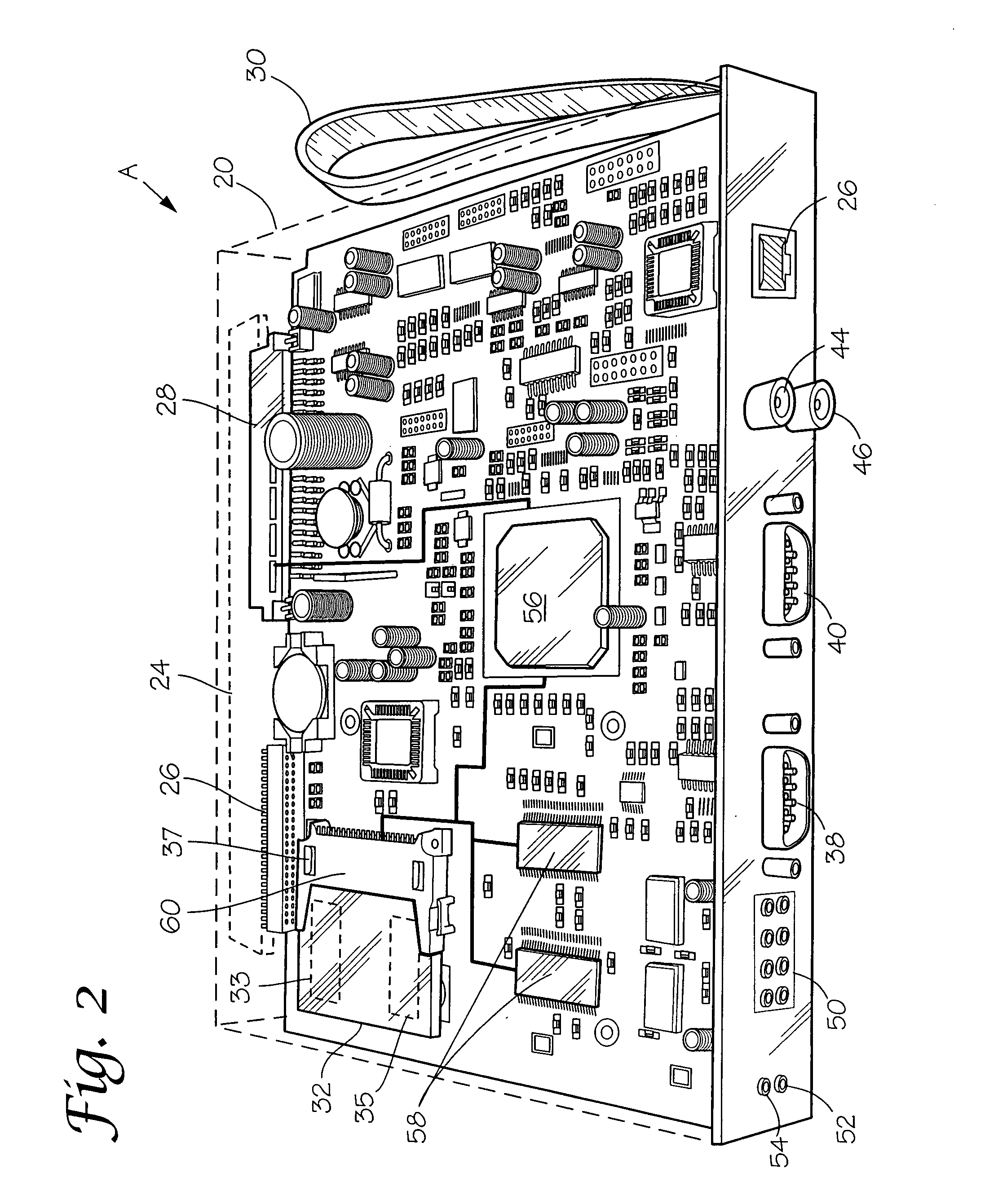 Business telephone system voicemail circuit card with integrated audio output