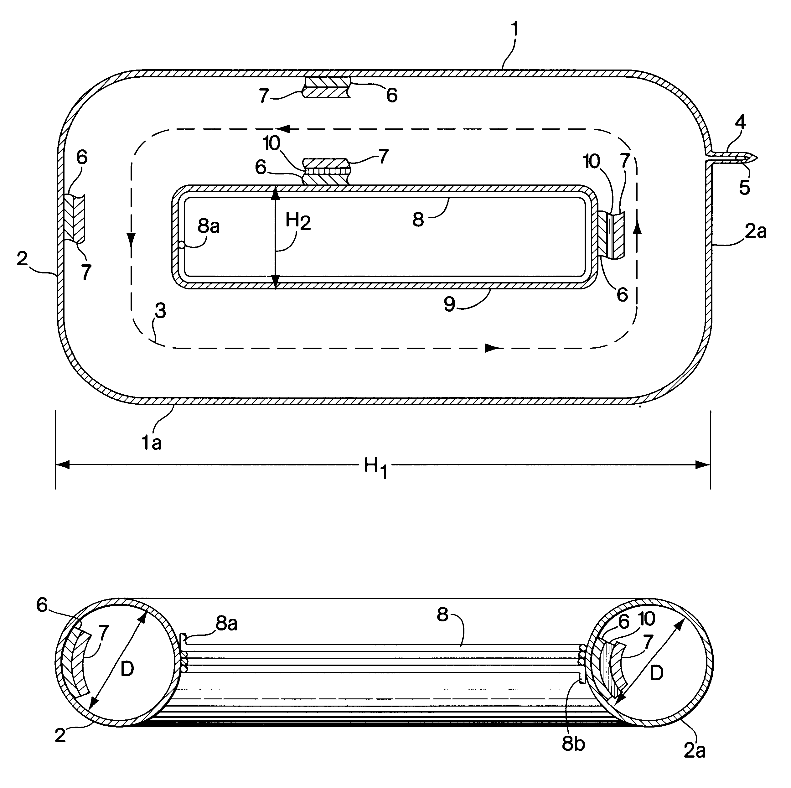 Ferrite-free electrodeless fluorescent lamp