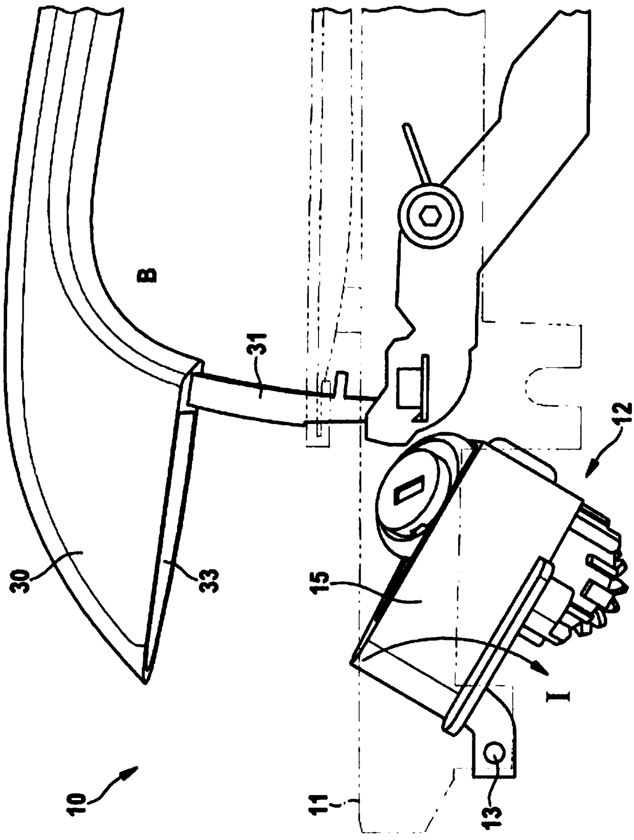 Handle unit with a movable locking cylinder