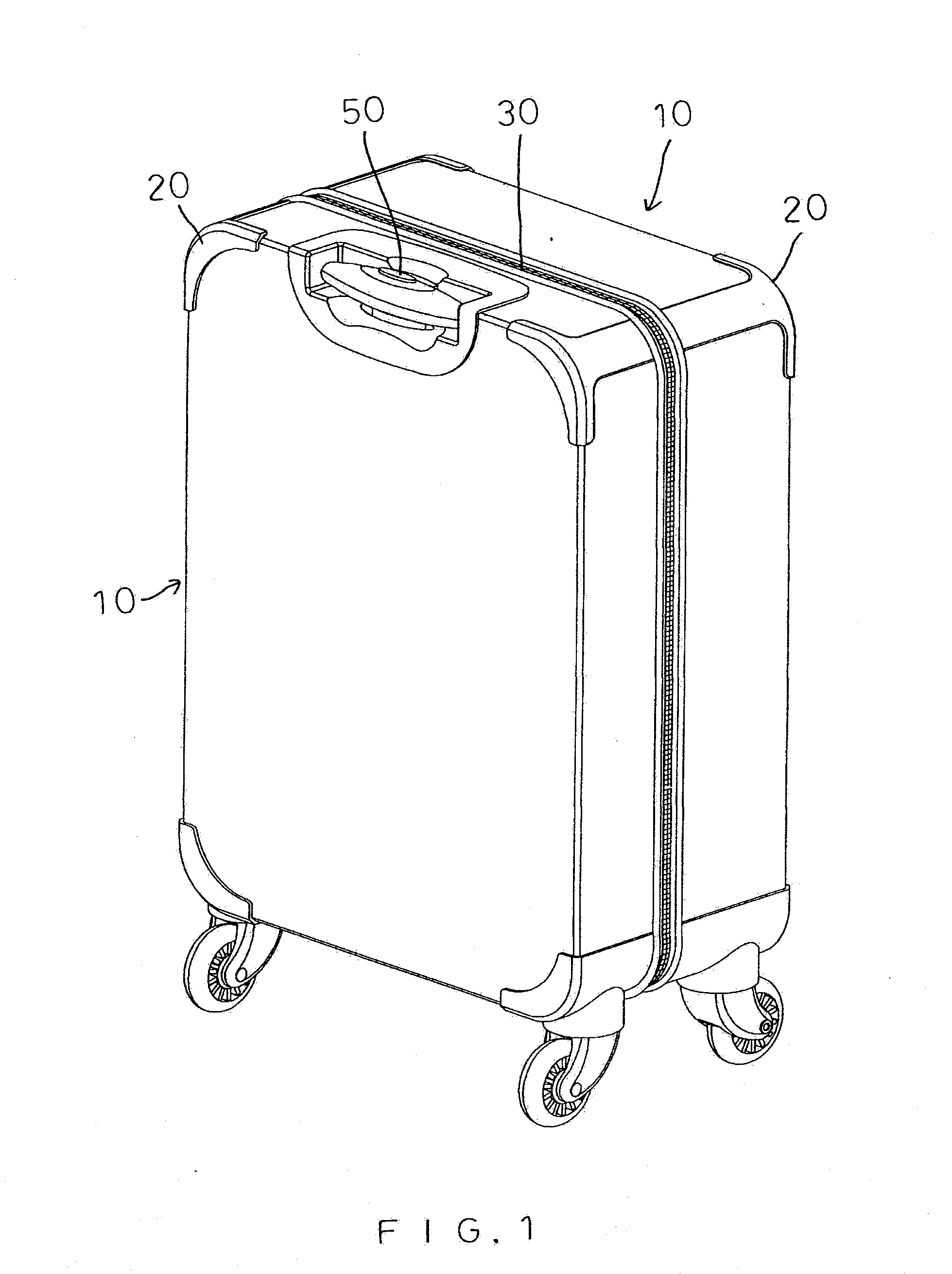 Combination Luggage that is Assembled by User