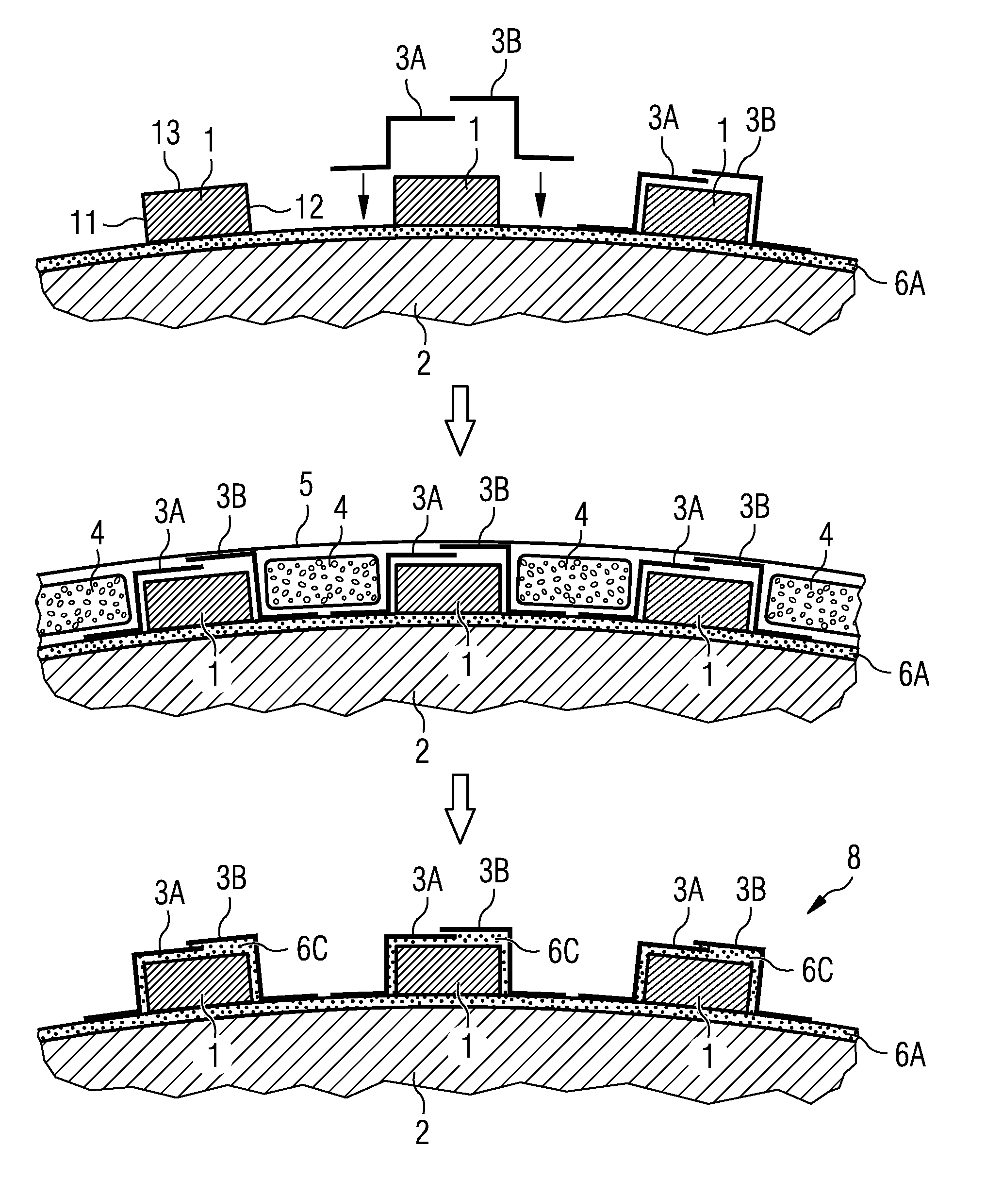 Method of attaching a magnet to a rotor or a stator of an electrical machine