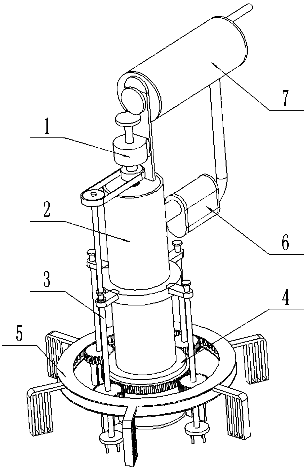 A high-efficiency extraction device for oil development