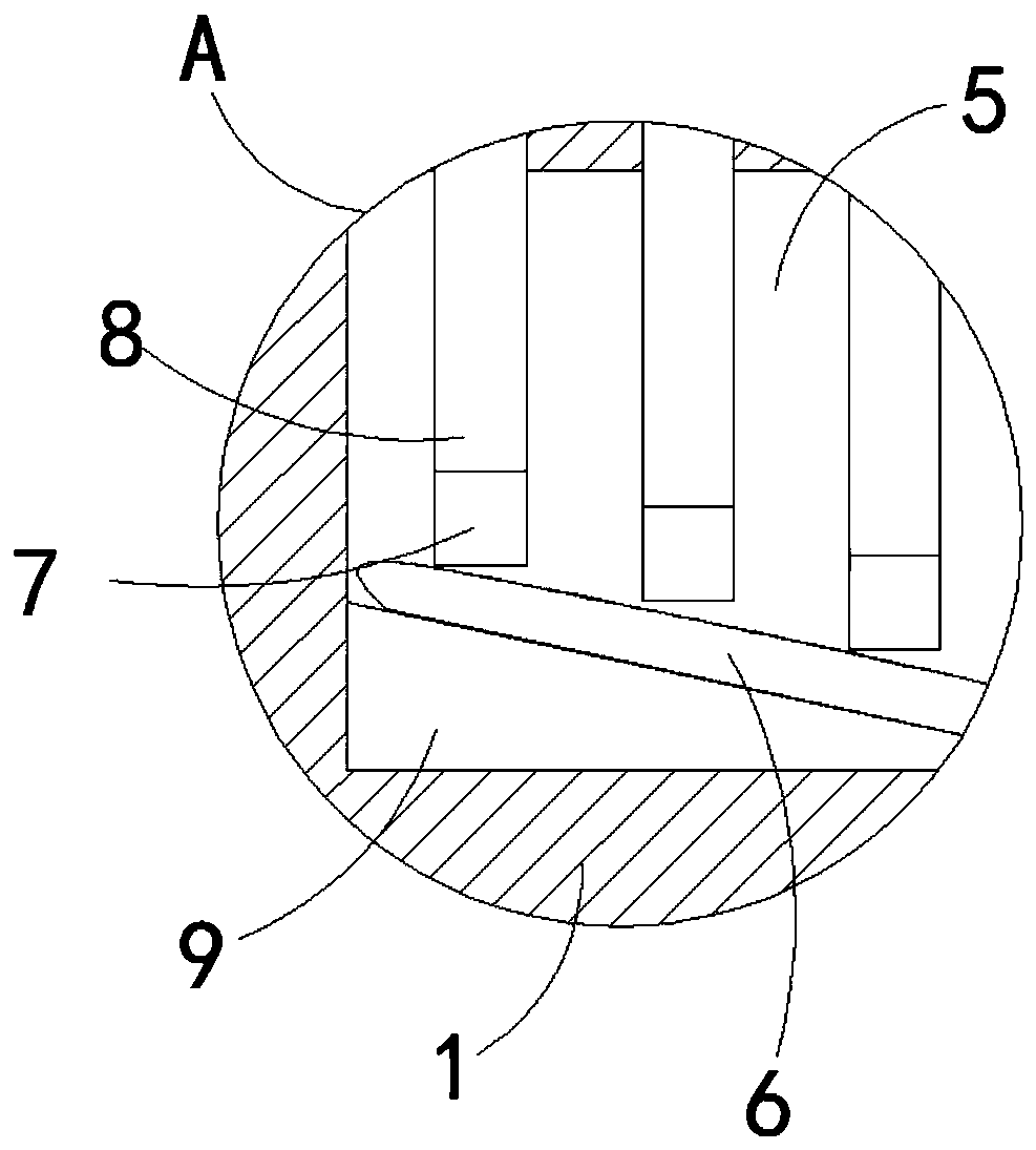 An automatic non-slip tray