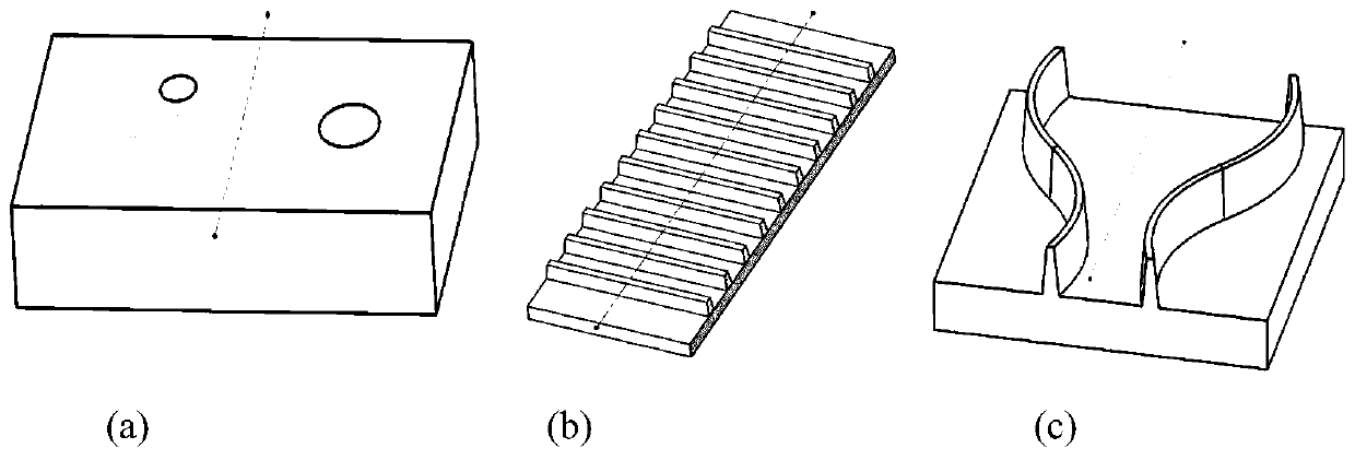Accurate design method for space envelope forming envelope die under linear track