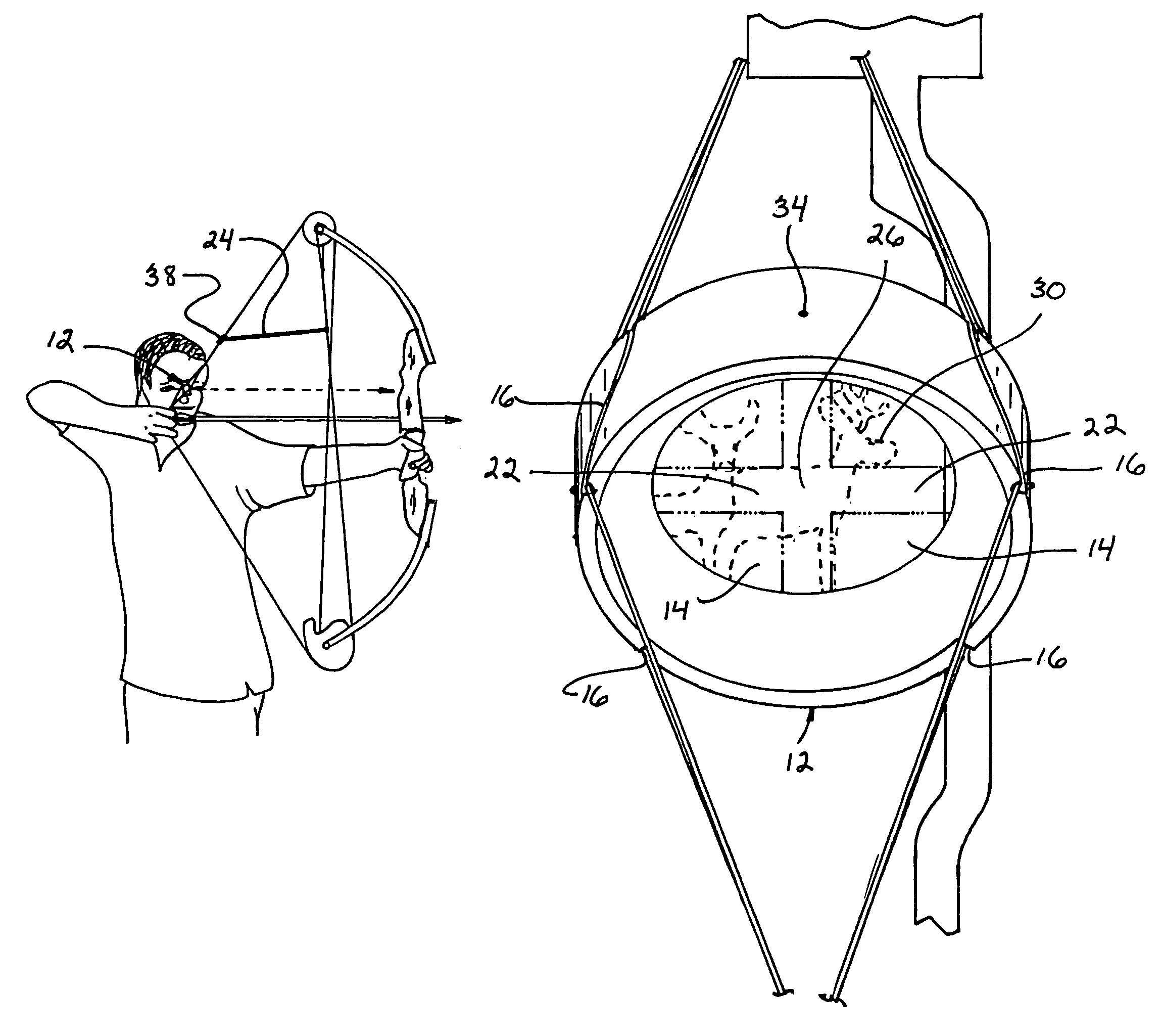 Fiber optic peep sight