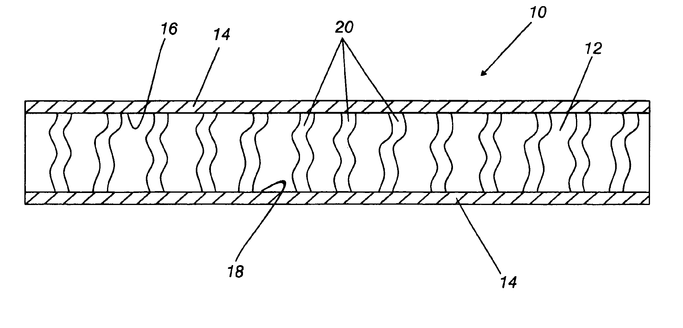 Separator for polymer battery