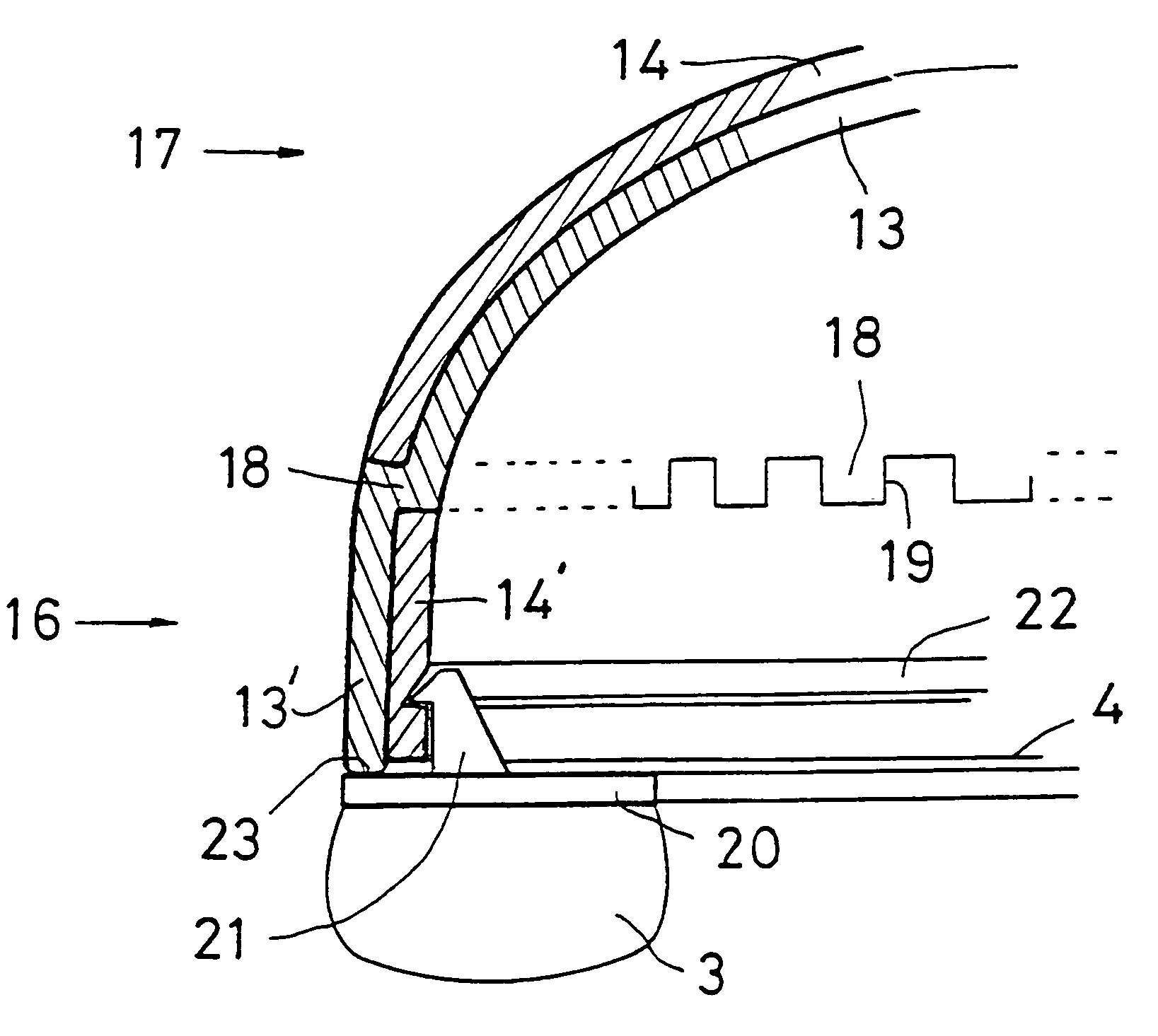 Method of producing a hood, and a hood produced according to the method