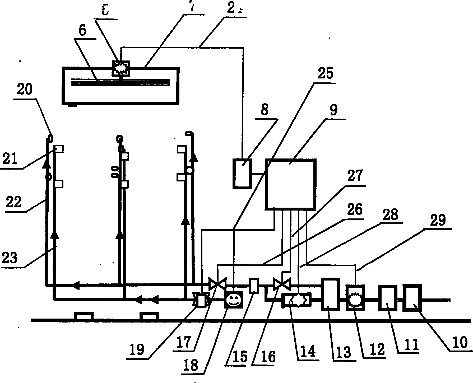 Novel self-supplying power source numerical control energy-saving apparatus