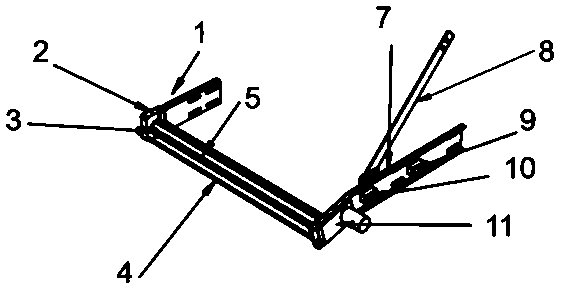 Waste silk curling collection device of automatic doffer