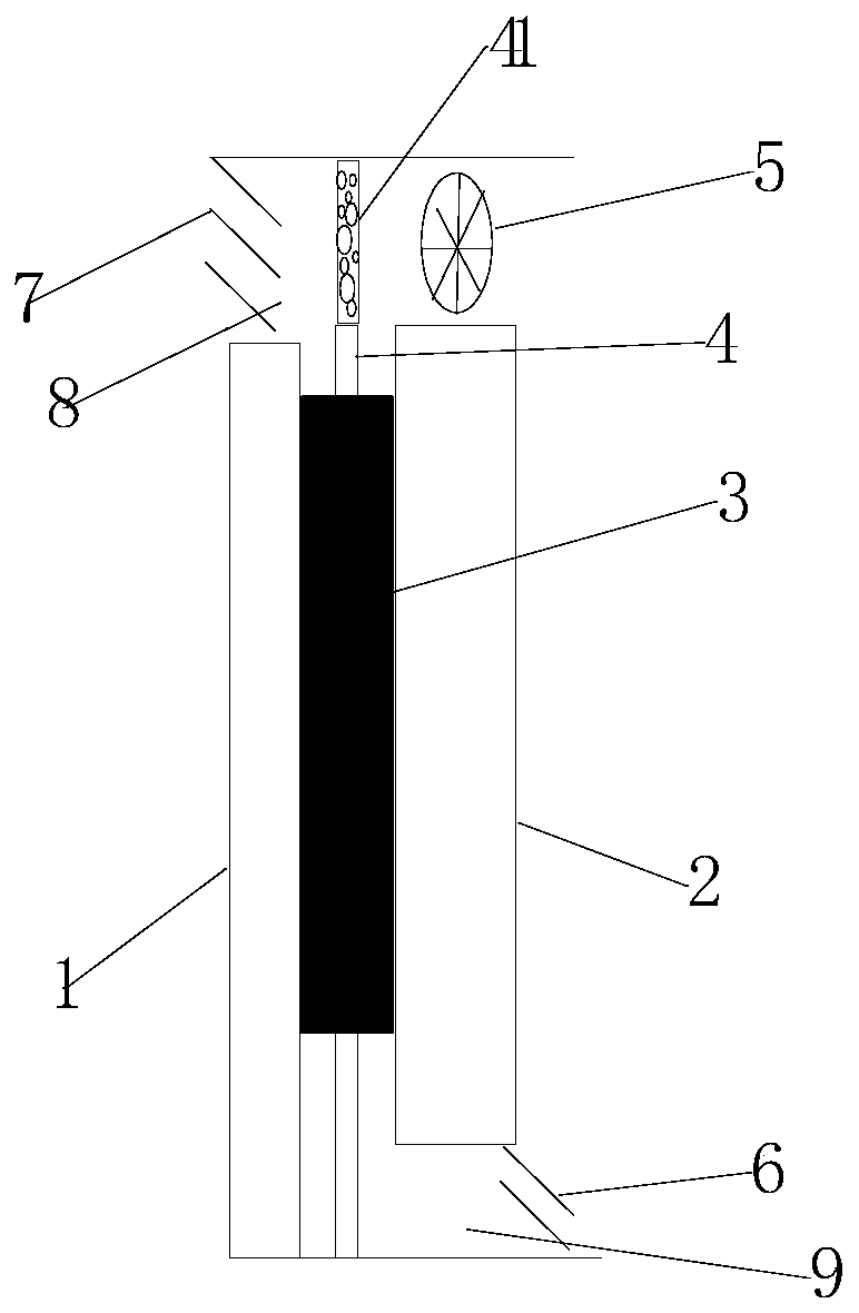 Ventilating insulation moisture-absorbing wall