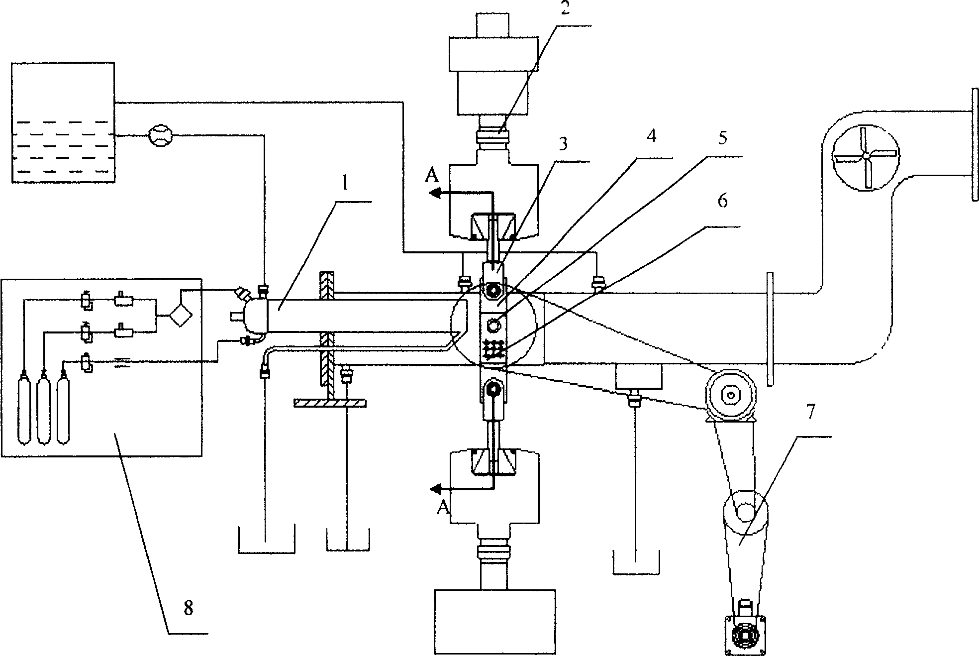 Analog device and method of material property testing