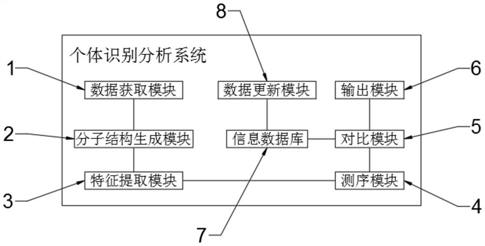 Cross-species individual identification method and individual identification analysis system