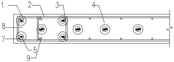 Thin-walled sleeve steel bar lap connection member with helical reinforcement restraint