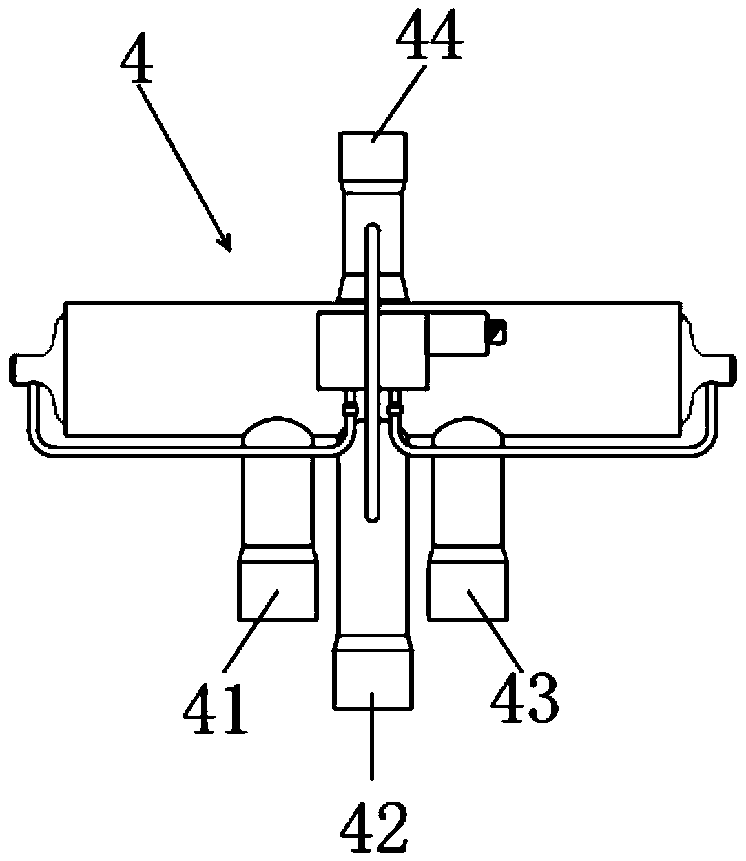 Heat-pump water heater system with five capillary tubes and control method of heat-pump water heater system