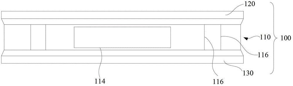 Partition plate for coating cavity