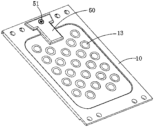 Bonding device for increasing brightness of LED lamp module and manufacturing method thereof