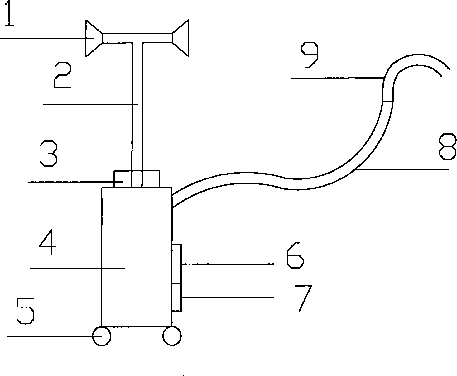 Timing automatic flower watering machine