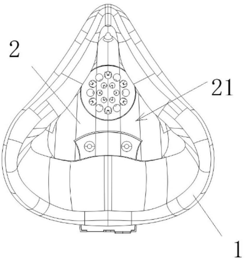 Mask type ion net filtering system