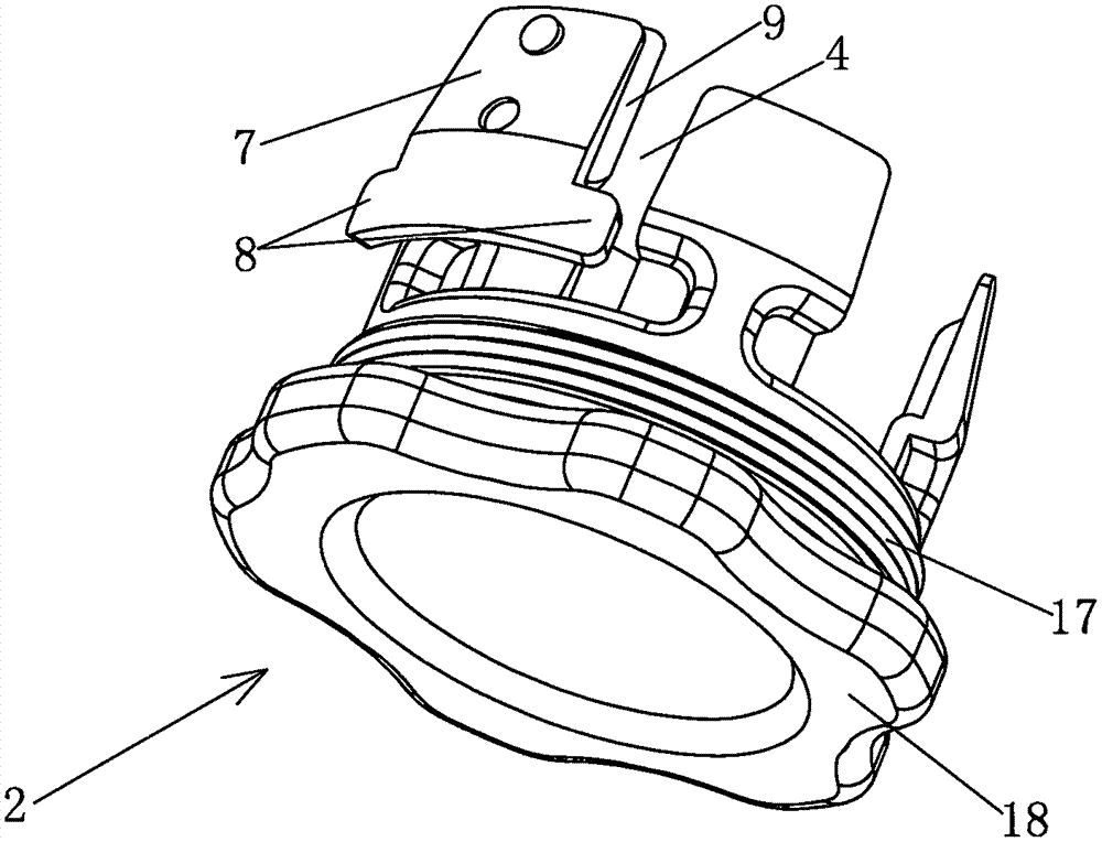 Enclasping mechanism, and pedal device of chair