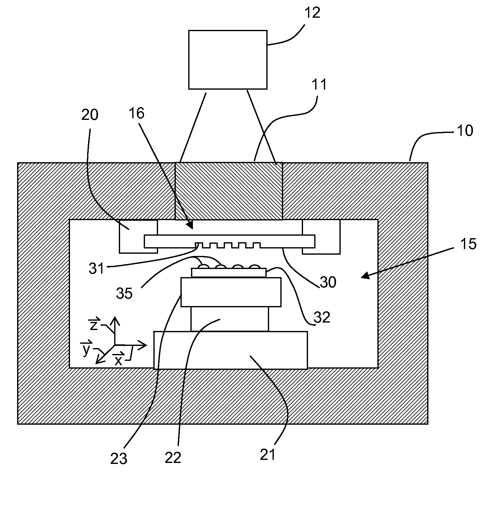 Fast nanoimprinting apparatus using deformale mold