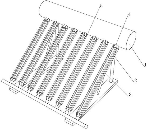 A solar heat collector with high light collection and heat conduction