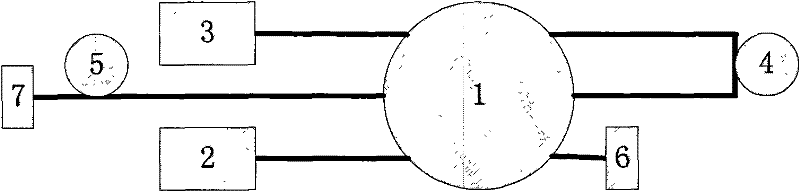 Full optical fiber reenterable differential interferometer